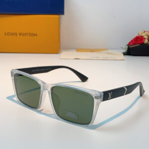 P80 Louis Vuitton 2026 LV New Glass Sunglasses Men's Driver Square Glasses for Driving, Fishing, and High-Light Protection. Stylish.